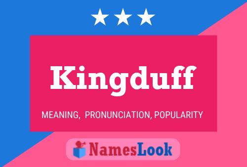 ملصق اسم Kingduff