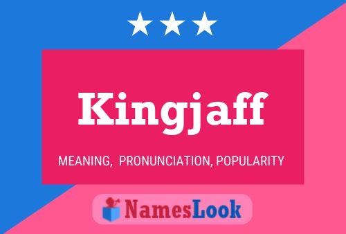 ملصق اسم Kingjaff