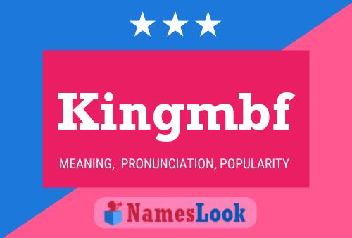 ملصق اسم Kingmbf