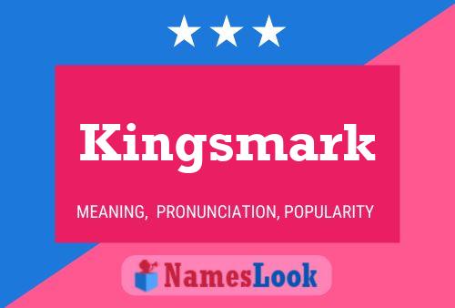 ملصق اسم Kingsmark