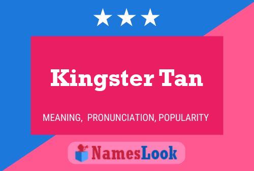 ملصق اسم Kingster Tan