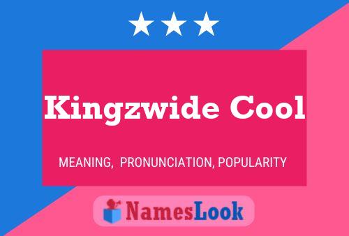 ملصق اسم Kingzwide Cool