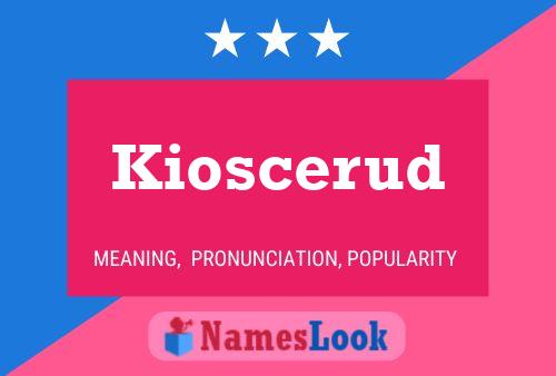 ملصق اسم Kioscerud