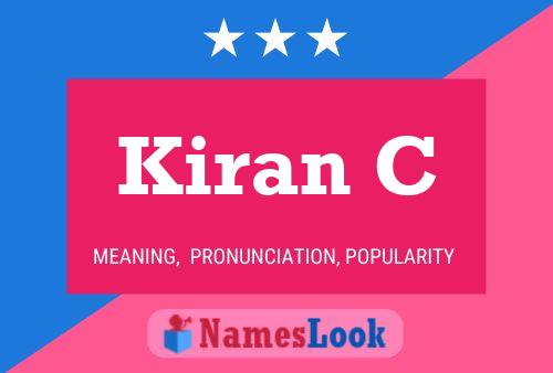 ملصق اسم Kiran C