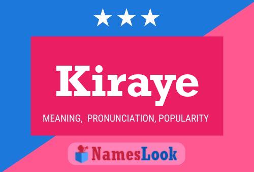 ملصق اسم Kiraye