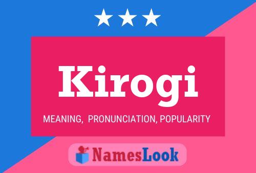 ملصق اسم Kirogi