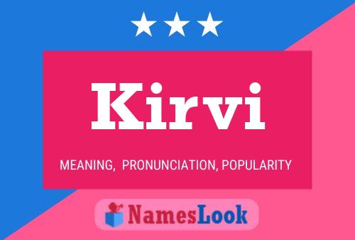 ملصق اسم Kirvi