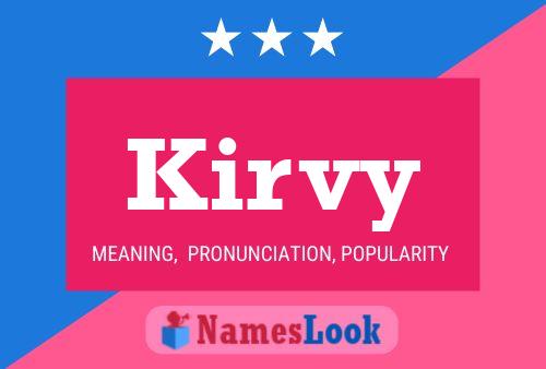 ملصق اسم Kirvy