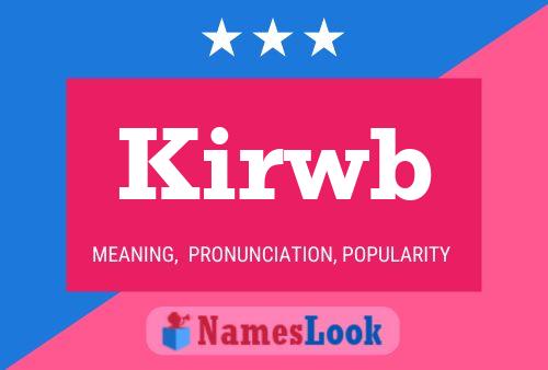 ملصق اسم Kirwb