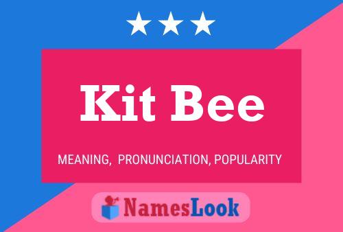 ملصق اسم Kit Bee