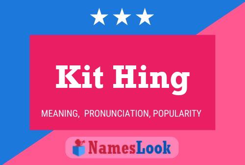 ملصق اسم Kit Hing