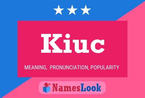 ملصق اسم Kiuc