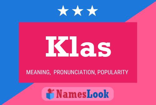 ملصق اسم Klas