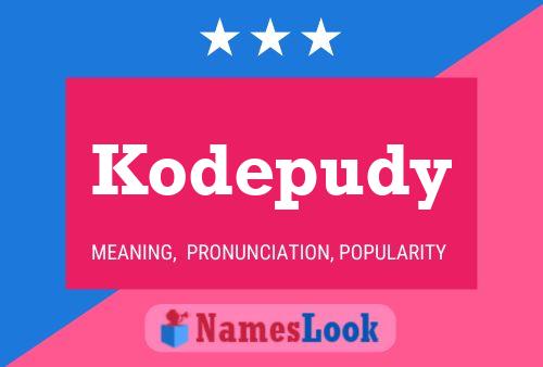 ملصق اسم Kodepudy