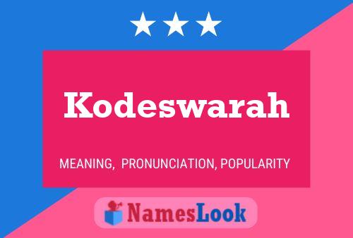 ملصق اسم Kodeswarah