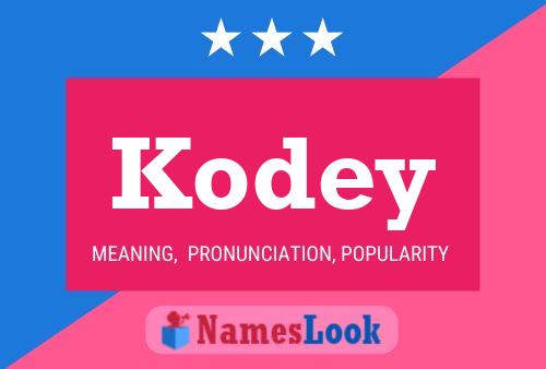 ملصق اسم Kodey