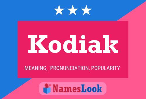 ملصق اسم Kodiak