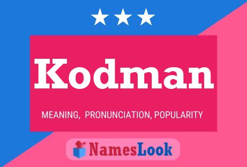 ملصق اسم Kodman