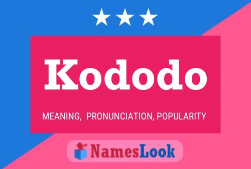 ملصق اسم Kododo