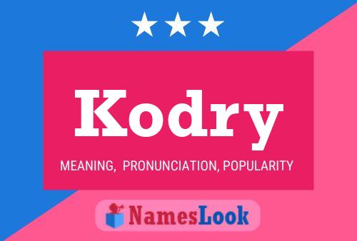 ملصق اسم Kodry