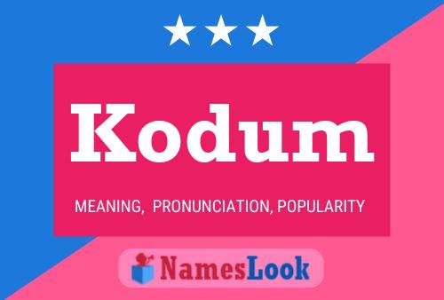 ملصق اسم Kodum