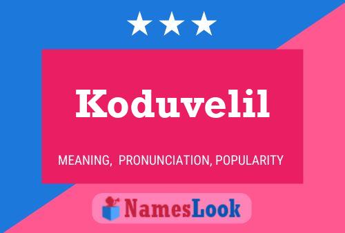 ملصق اسم Koduvelil