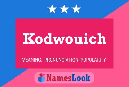 ملصق اسم Kodwouich