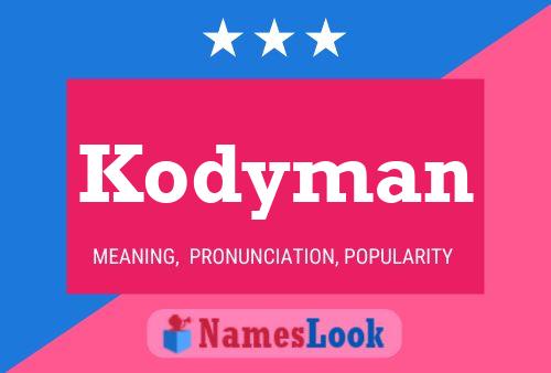 ملصق اسم Kodyman