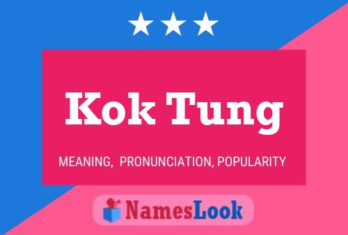 ملصق اسم Kok Tung