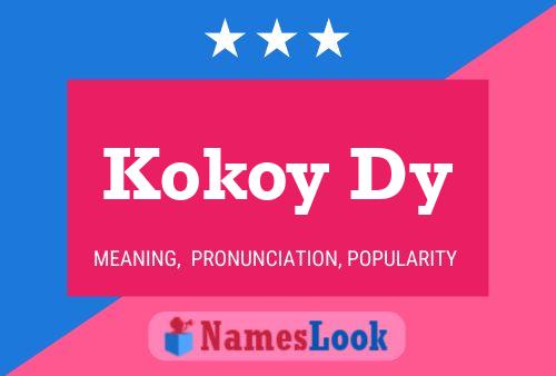 ملصق اسم Kokoy Dy