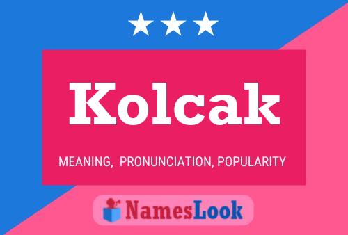 ملصق اسم Kolcak