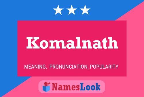 ملصق اسم Komalnath