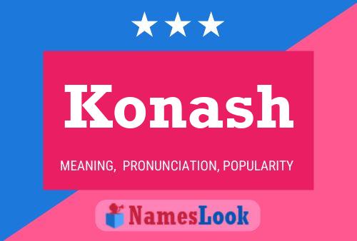 ملصق اسم Konash