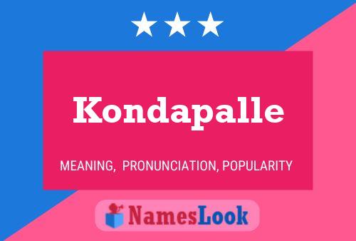 ملصق اسم Kondapalle