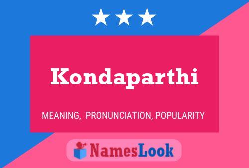 ملصق اسم Kondaparthi