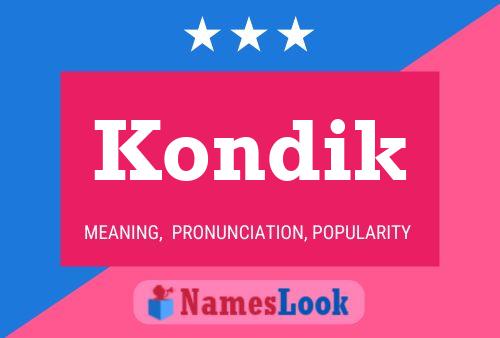 ملصق اسم Kondik