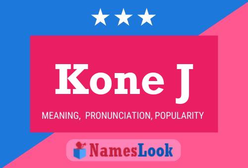 ملصق اسم Kone J