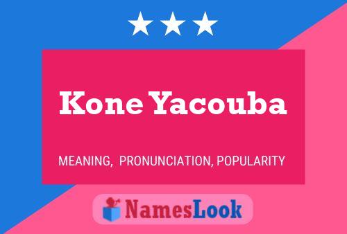 ملصق اسم Kone Yacouba