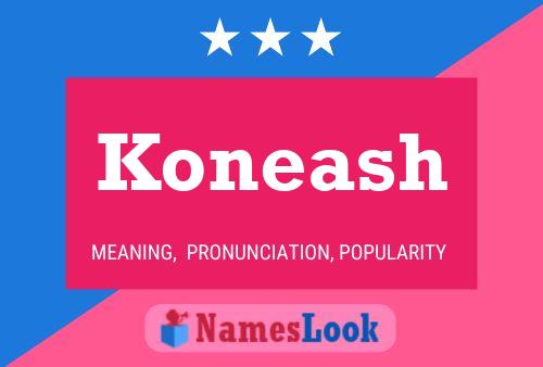 ملصق اسم Koneash