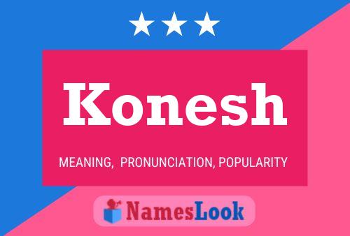 ملصق اسم Konesh