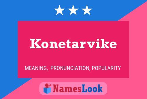 ملصق اسم Konetarvike