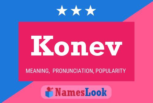 ملصق اسم Konev