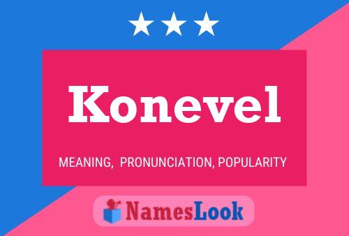 ملصق اسم Konevel