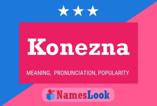 ملصق اسم Konezna