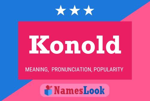 ملصق اسم Konold