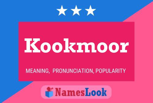 ملصق اسم Kookmoor