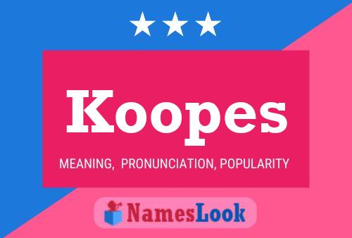 ملصق اسم Koopes