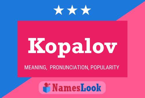 ملصق اسم Kopalov