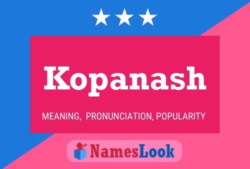 ملصق اسم Kopanash