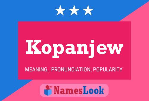 ملصق اسم Kopanjew